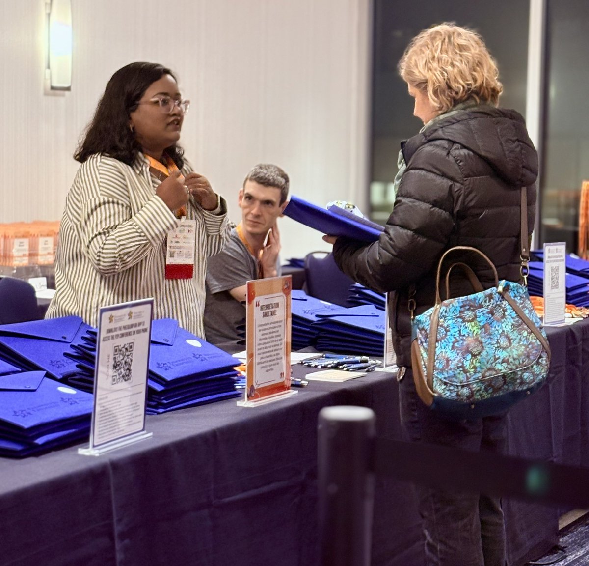P2PConnects's tweet photo. Exciting moments at the P2P 2024 National Conference registration desk! A warm welcome to all participants as we kick off this incredible event. Special thanks to @PICSSociety for sponsoring registration. Let’s make it memorable! 
#P2PConference #Networking #Innovation https://t.co/vaJFdqqhAZ
