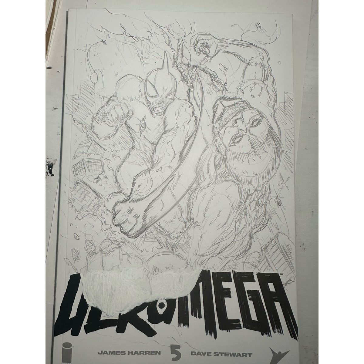 jeremyhyler's tweet photo. What an incredible commission and prompt..thank you for giving me great mash up. ULTRAMEGA VS AMOMORED TITAN from Attack on Titan. A pleasure! #aot #attackontitan #ultramega @JamesHarren1 @ImageComics @Skybound https://t.co/iM9AewpWPt