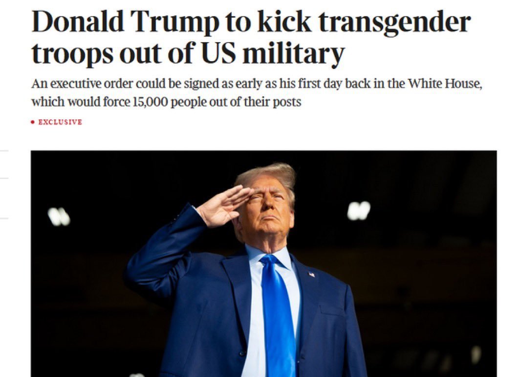 Sure, this move will own a lot of trans people who are twice as likely as other Americans to serve in the armed forces, but on the other hand this will absolutely devastate the US cyber command