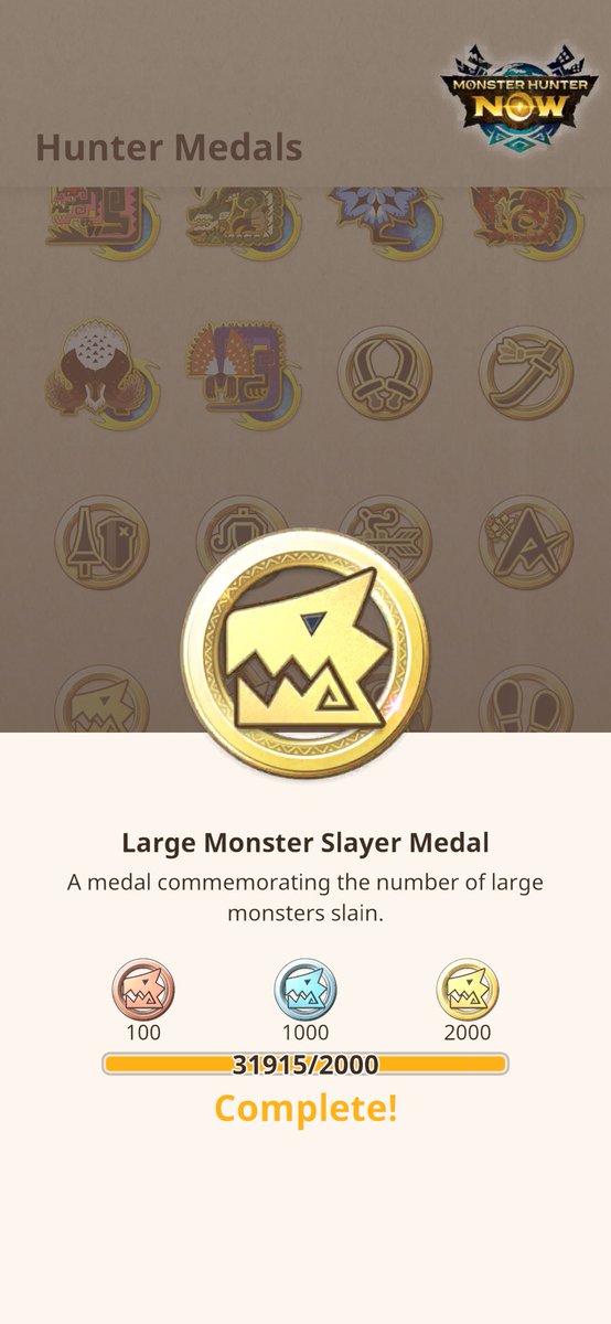 kojima_william's tweet photo. Finally reached max level aka Hunter Rank 300 after 1 year 2 months. Can’t believe I can reach this from a game that requires lots of walking 😂 Must thank my neighbours, colleagues and friends for keeping me going.

#monsterhunter #monsterhunternow #mhn #mhnow #hr300 #singapore https://t.co/sdklmcjyci