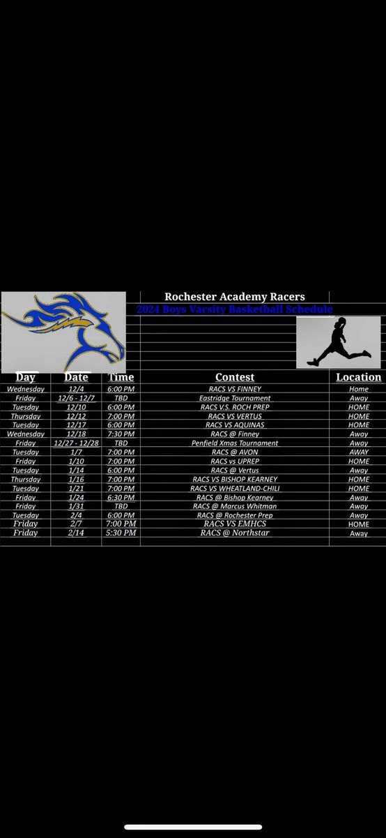 Jrybczynski09's tweet photo. High school schedule 24-25 https://t.co/ig8Bi5SvOc