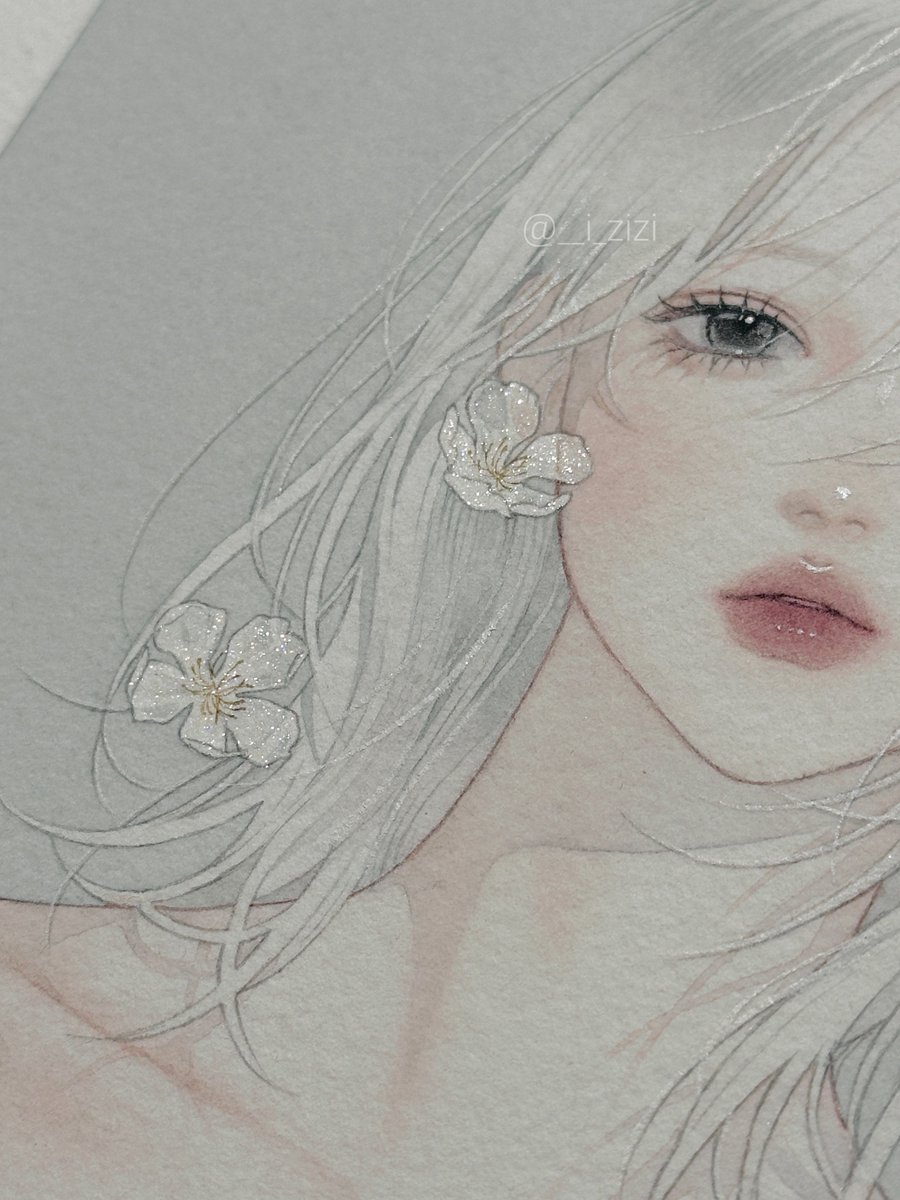 「きらめく花#透明水彩 」|ZIZI𓇬通販4/9までのイラスト