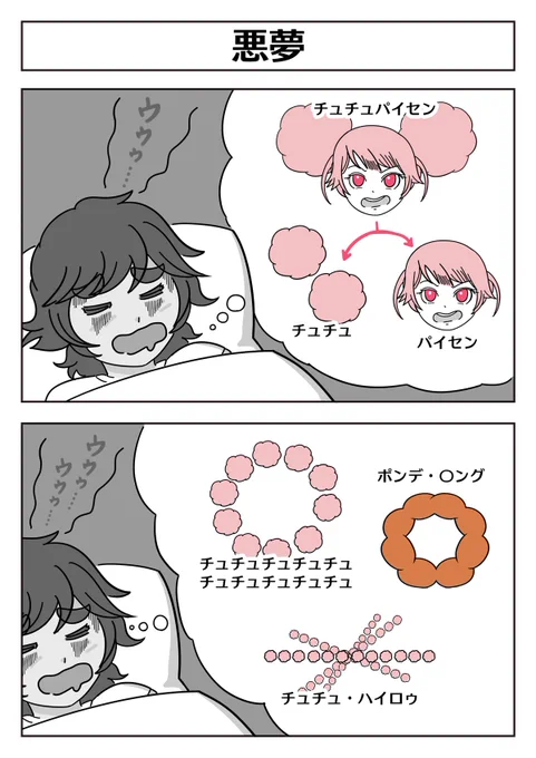 【ガンダム2コマ漫画:悪夢】 #漫画が読めるハッシュタグ #水星の魔女 #G_Witch 