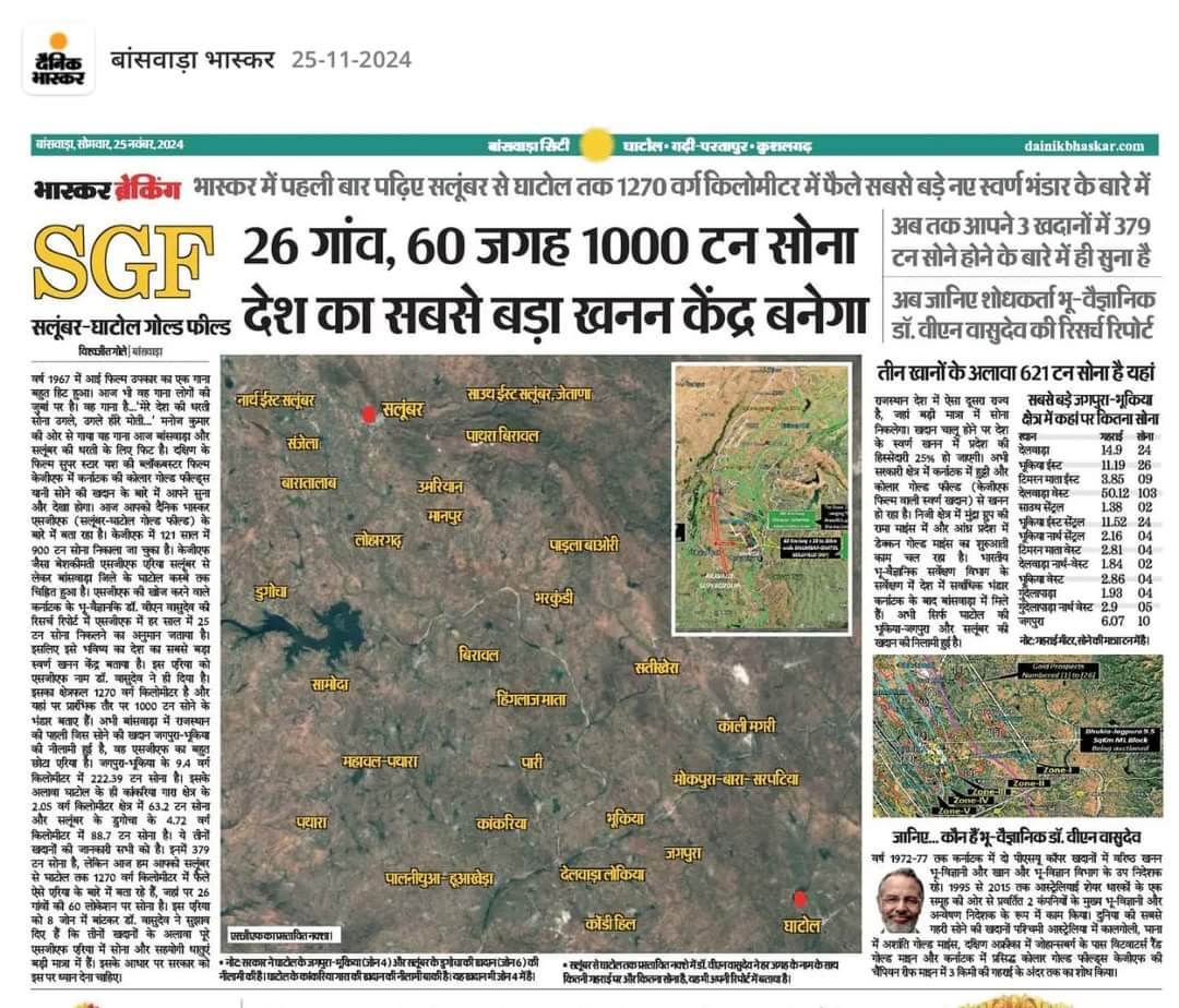 bhatat_ishwar's tweet photo. सलूंबर जितने के एक दिन बाद  रूझान आने शुरू-सोने की खदान के लिए जल-जंगल-जमिन का खेला। 
देखो अब खेला होगा!!
#सलूम्बर_की_रिकाउंटिंग_करो 
@PMOIndia @RajCMO
@BhajanlalBjp @DrKirodilalBJP
@RajGovOfficial @roat_mla
 @TribalArmy
#सलूम्बर_मे_बीजेपी_की_तानाशाही https://t.co/3wdqTHseHR