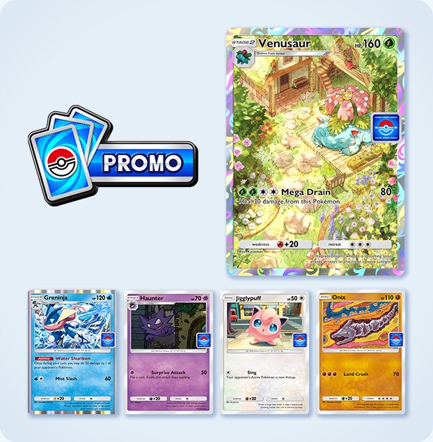 Cra_PokePoke's tweet photo. ポケポケ今週のスケジュール

11/29(金)
・フシギバナドロップイベント
「ひとりで」のバトルで勝利して、
プロモカードパック Aシリーズ 第2弾を獲得 https://t.co/qS9lV05SCa