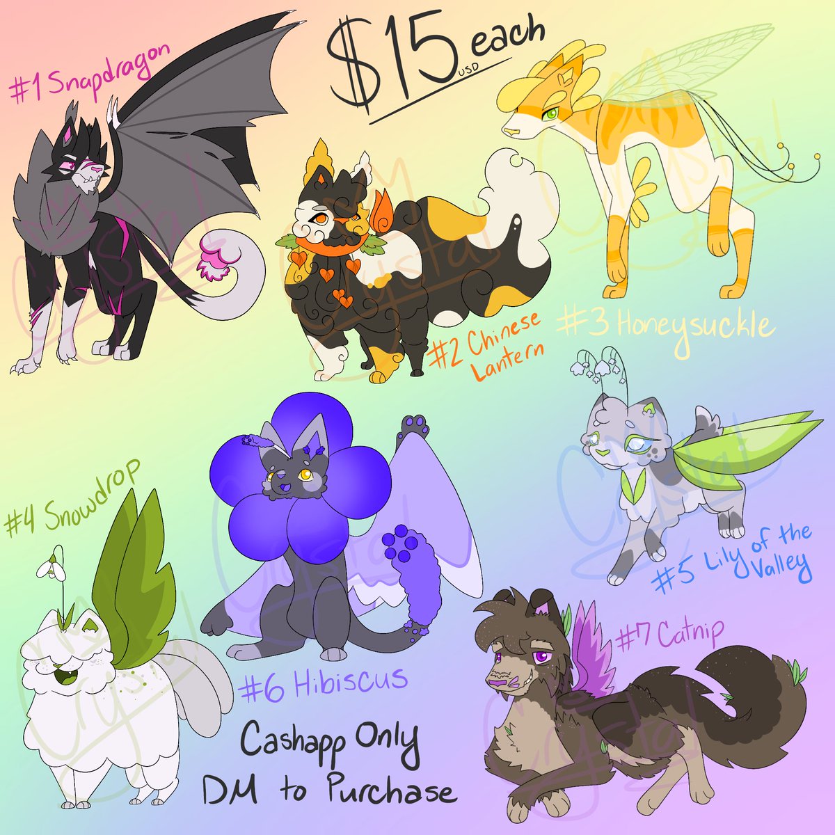 _CrystalPluma_'s tweet photo. Hello! My winged flower cats are finally on sale to adopt!
Please read my TOS before purchase as it addresses what you can use the design for.

They are $15 usd each through CashApp only!

Additional features can be drawn if asked, free of charge! Dm to purchase! https://t.co/MPs7tT8bm0