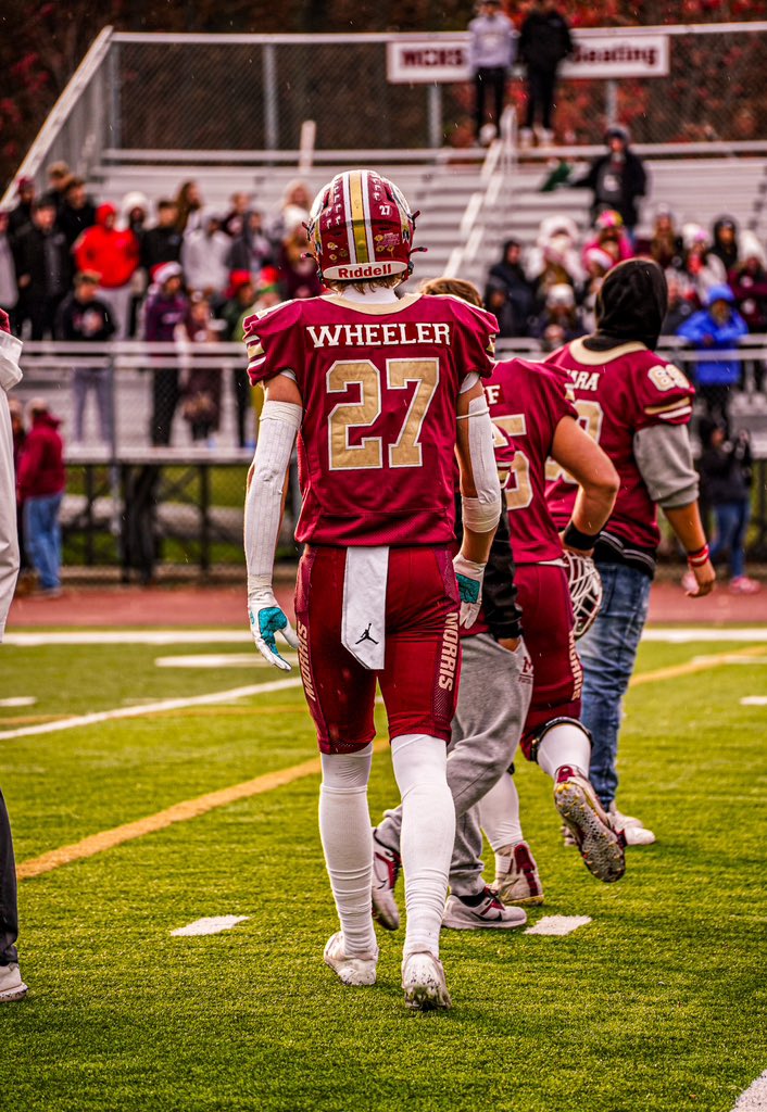 Thank you to the coaches, my teammates, the boosters, and all the fans for an amazing and historical run. 

Final 4- 2022
Elite 8- 2023
Final 4- 2024 

Proud to represent my hometown and wear the Morris Redskin jersey with pride. 

Thank you Morris Football, forever grateful. ❤️