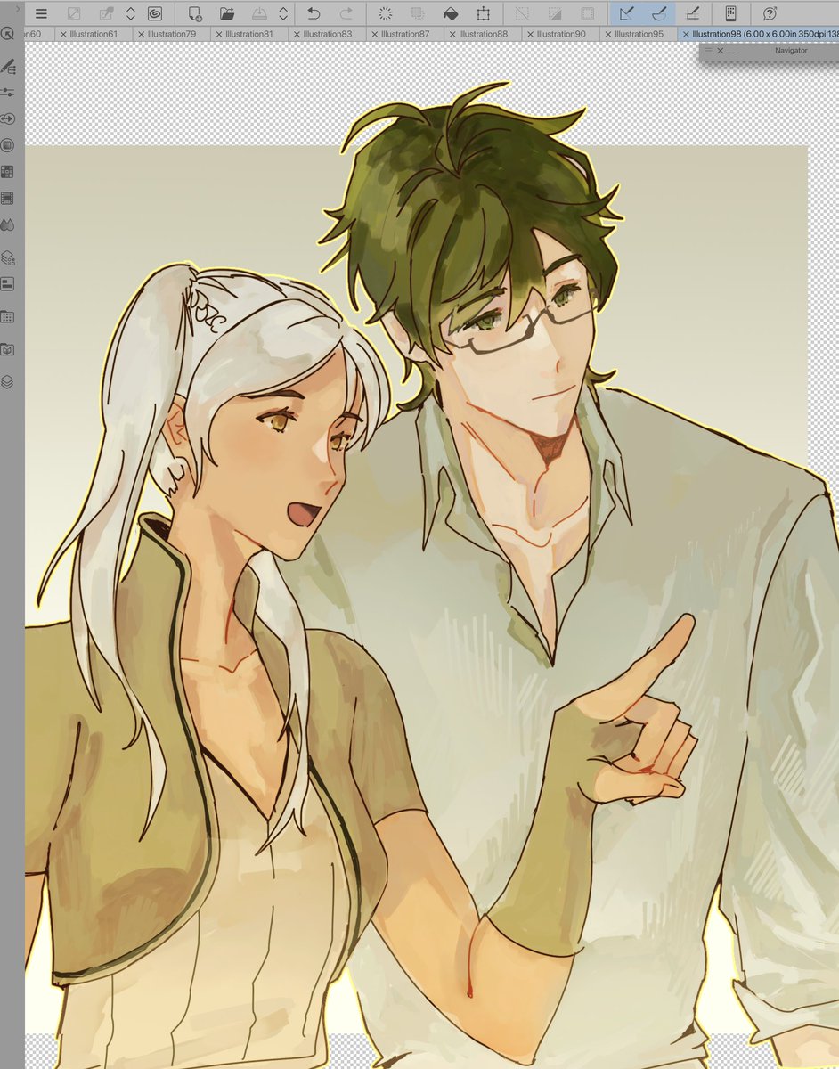 Addicted to drawing that Man w glasses ,,,