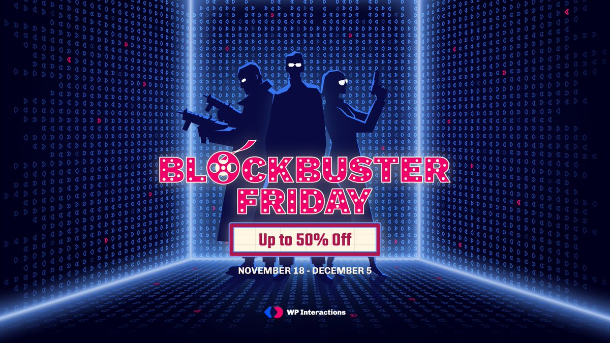 Red pill or blue pill? 💊

Discover discounts that will blow your mind as you step into the matrix. Save up to 50% off on our Annual Plans or get our BFCM exclusive Lifetime deals!
👉 tinyurl.com/3p73pnkz
Choose wisely. 👀

#BlackFriday2024 #BlackFriday  #wpinteractions