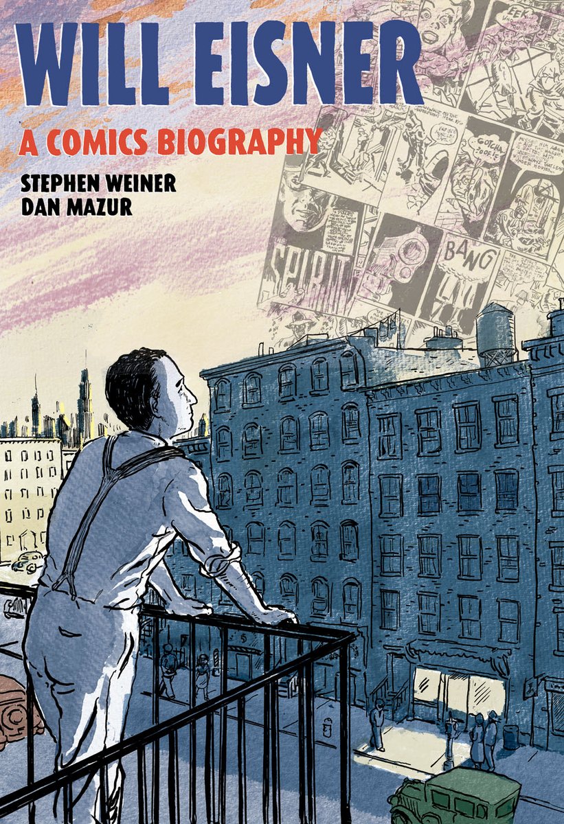 Dan Mazur (@danmazurcomics) on Twitter photo Cover for Will Eisner: a Comics Biography by me & Steve Weiner, coming in July from <a href="/NBMPUB/">NBM Graphic Novels</a> The first, deemed too noirish & dark, so re-colored & changed from Midnight to Dawn (or Dusk, if you prefer). I kind of like the change, what do you think? Cover for Will Eisner: a Comics Biography by me & Steve Weiner, coming in July from <a href="/NBMPUB/">NBM Graphic Novels</a> The first, deemed too noirish & dark, so re-colored & changed from Midnight to Dawn (or Dusk, if you prefer). I kind of like the change, what do you think?