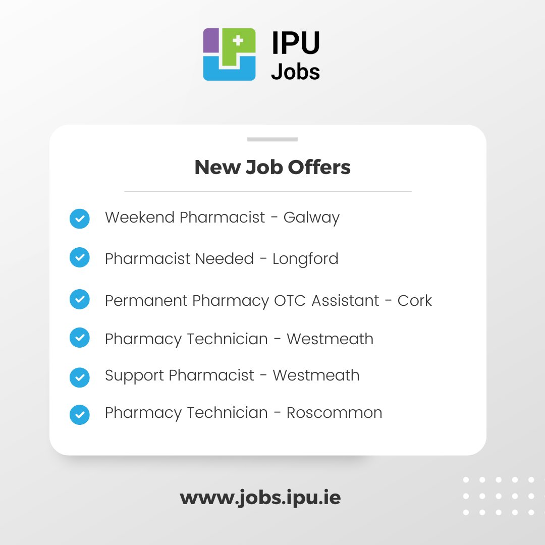 Irish Pharmacy Union tweet media