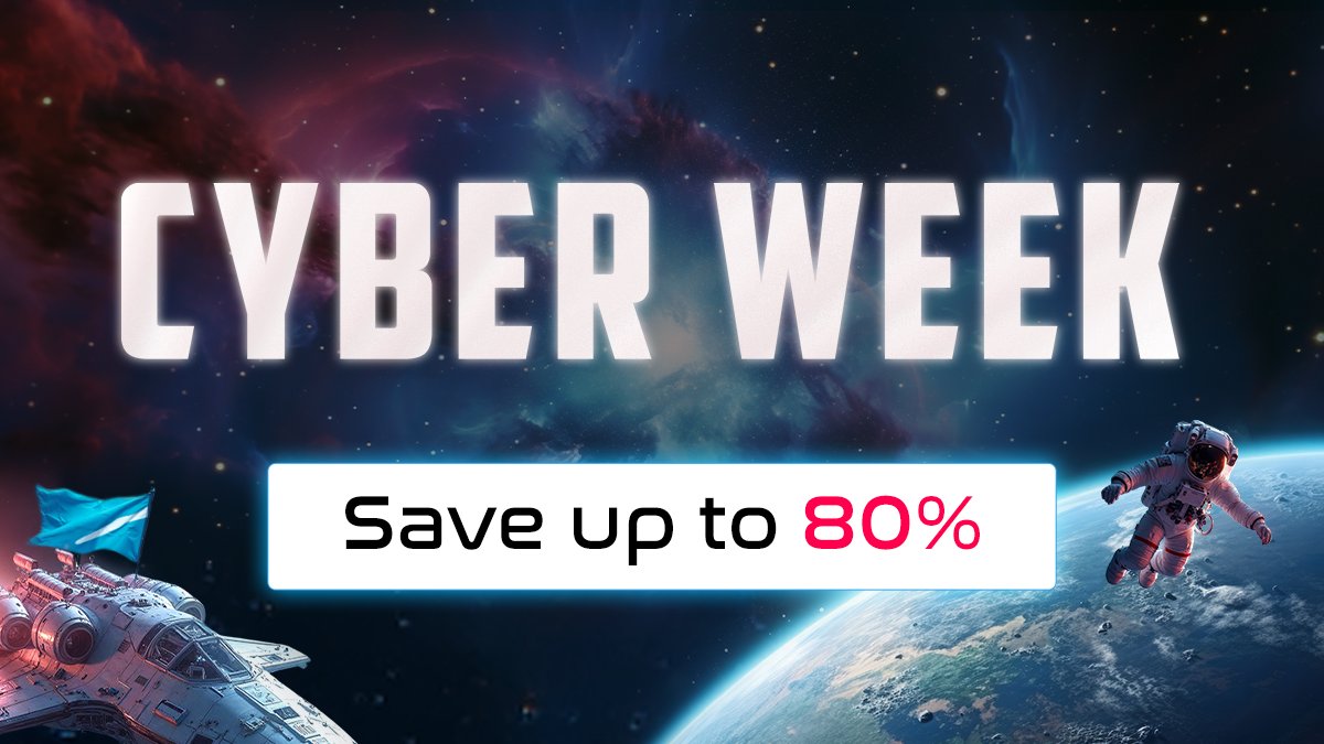🧑‍🚀🛸 Our CYBER WEEK starts today!

Save up to 80%: is.gd/Ayg4Sb 

#ashampoo #sale #cyberweek