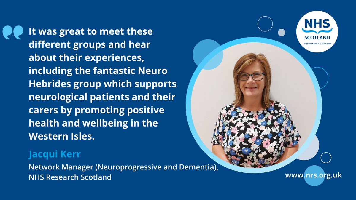 NHS Research Scotland (@nhsresearchscot) on Twitter photo .<a href="/NRS_NDN/">Neuroprogressive and Dementia Research Network 🌐</a> recognises that the people who participate in research trials are not typically representative, and in-person rural engagement sessions can help to address the need for greater diversity in research.
Read the full story on our website 🔗 nhsresearchscotland.org.uk/news/neuroprog… .<a href="/NRS_NDN/">Neuroprogressive and Dementia Research Network 🌐</a> recognises that the people who participate in research trials are not typically representative, and in-person rural engagement sessions can help to address the need for greater diversity in research.
Read the full story on our website 🔗 nhsresearchscotland.org.uk/news/neuroprog…