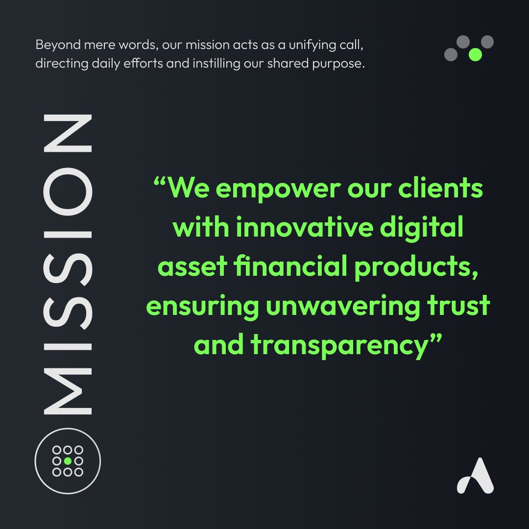 We're on a mission to transform the future of finance.

Our focus? Empowering clients with innovative digital asset financial products built on trust and transparency.

We’re pushing boundaries to deliver cutting-edge solutions for evolving client needs.

#FutureOfFinance