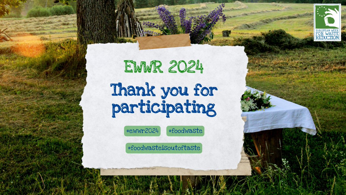 Thank you for being part of EWWR 2024! 👏

Together, we can fight for a world with less waste! ♻️✨

Stay tuned to our social media channels because we’ll soon announce the winner of the photo contest and much more! 📸💚 #EWWR2024 #foodwaste