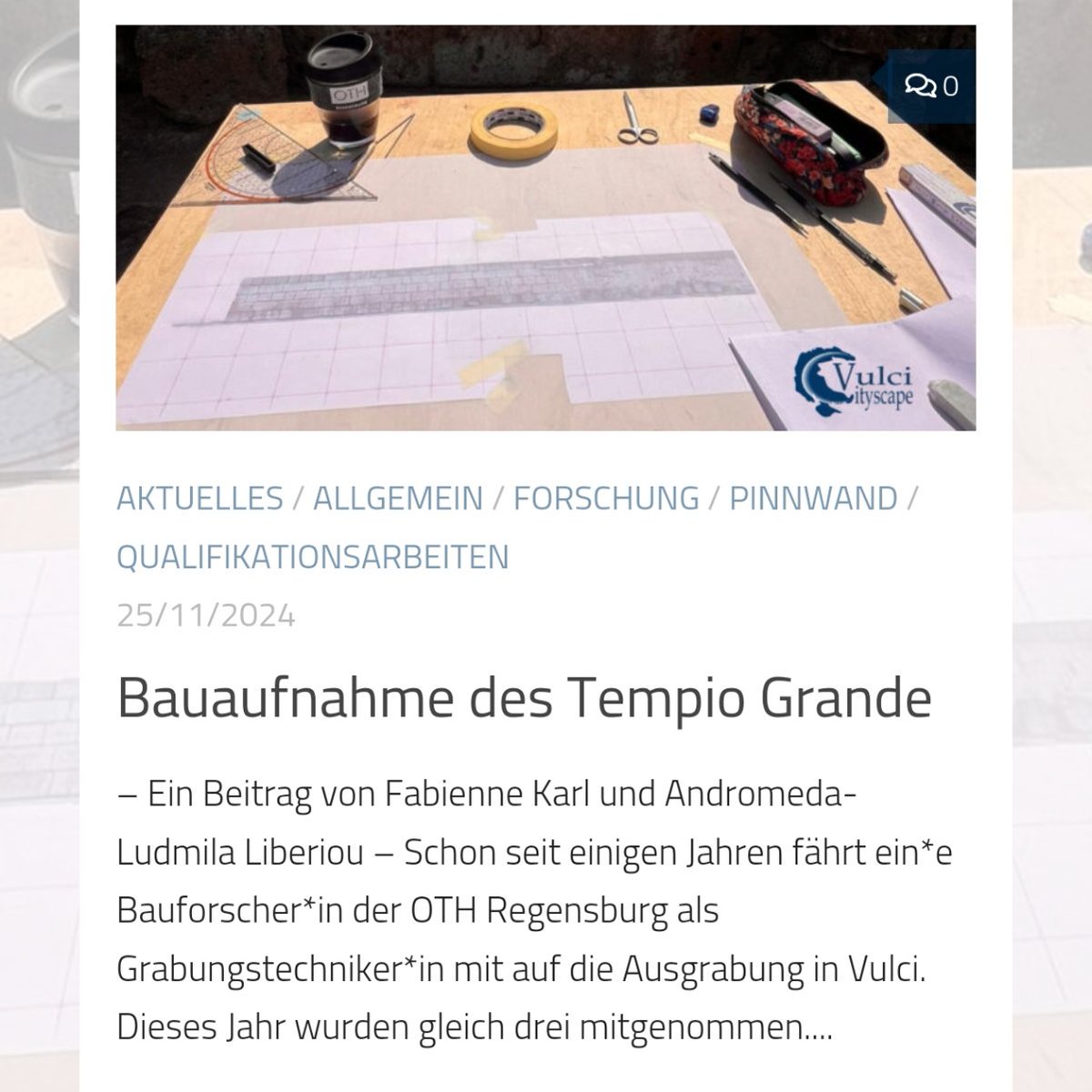VulciCityscape's tweet photo. Der #Betrag, auf den alle warten 😉 Was haben Fabienne und Andromeda im #Sommer am Tempio Grande gemacht? Erste #Insights in Ihre #Masterarbeiten der #Bauforschung auf 👉 https://t.co/St2oMvaEhm

#architecture #architectslife #workinginthesun #Vulci #Etruria #research #teamwork https://t.co/hZdn0YGE9e