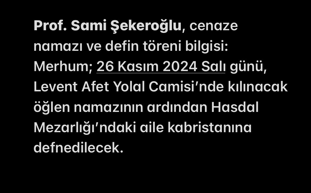 Sinema yaşamının duayen ismi, sinema yazarı ve tarihçisi, Mimar Sinan Güzel Sanatlar Üniversitesi Sinema Tv Merkezi’nin hocaların hocası, arşivist, yönetmen, ülkenin ilk sinema profesörlerinden Sami Şekeroğlu 24 Kasım 2024’te hayatını kaybetti, özleyeceğiz…