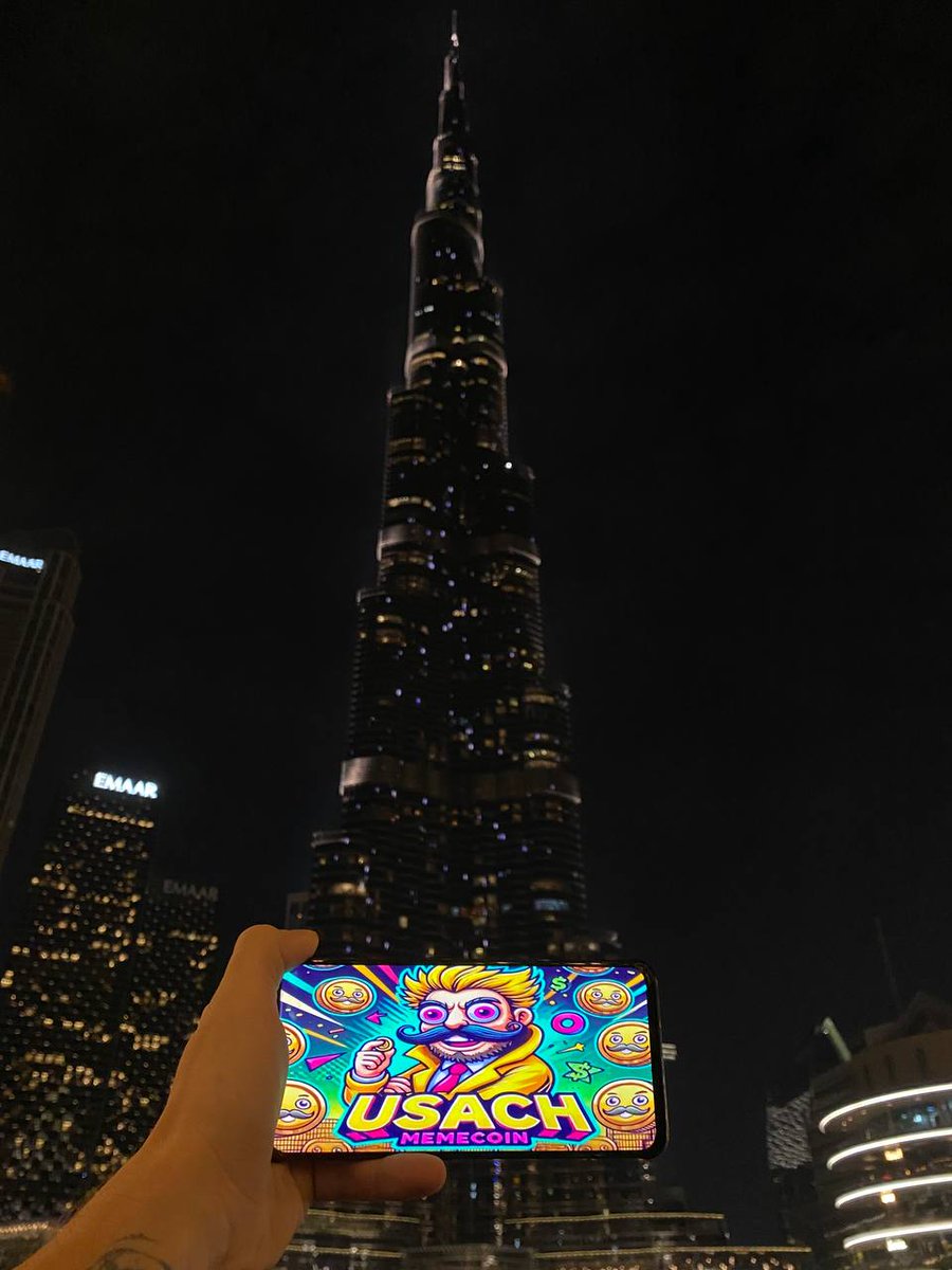 Good morning, guys! How was your weekend? I spent mine with family, and now it’s back to the grind! 😊

P.S. 

Got this pic from a $USACH holder)) Pretty awesome, right? Bet you can't beat it.

#USACH #TON #CryptoCommunity #CryptoSwap #Blockchain #UAE #DUBAI #BURJKHALIFA