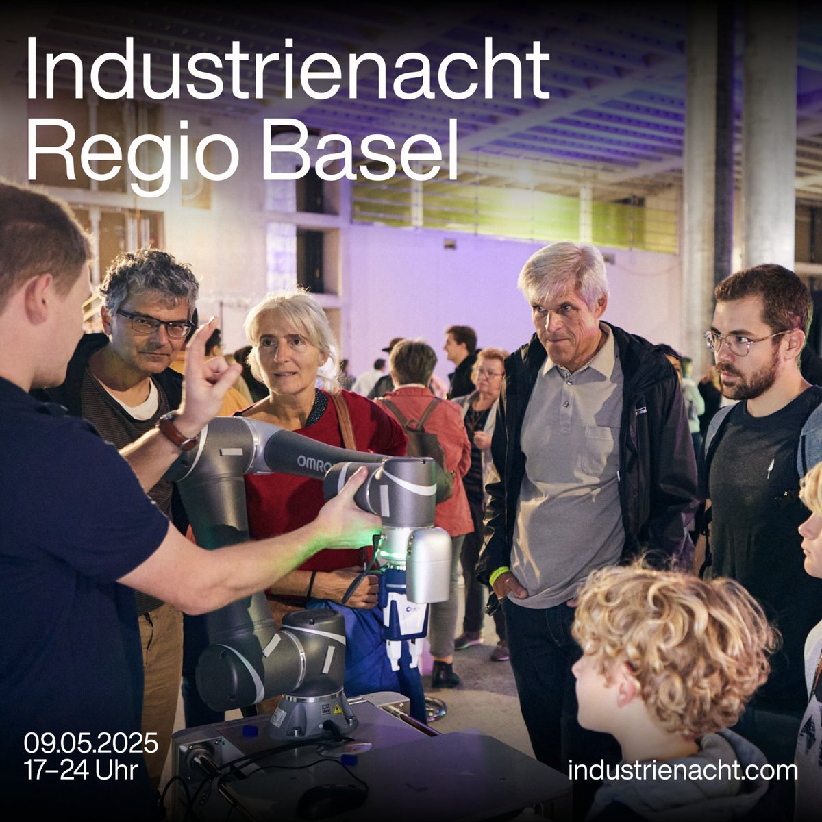 Save the Date: 🗓️ Industrienacht Regio Basel: Freitag, 9. Mai 2025

👀 Bis Ende Jahr sind vergünstigte Early-Bird-Tickets für die Industrienacht Regio Basel 2025 erhältlich 👉 lnkd.in/egYt8YRn

#industrienachtbasel #industrienacht #industrie #uptownbasel