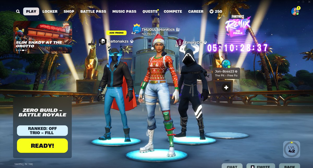 We Are On Fortnite TONIGHT!👀

COME VIBE OUT WITH ME AND THE GANG !😎

43 Subs Away From Our ROD WAVE Concert Sub Goal👀🔥

Kick.com/THUGULAH

#FortniteRemix #Fortnite #F3Energy #KickStreaming