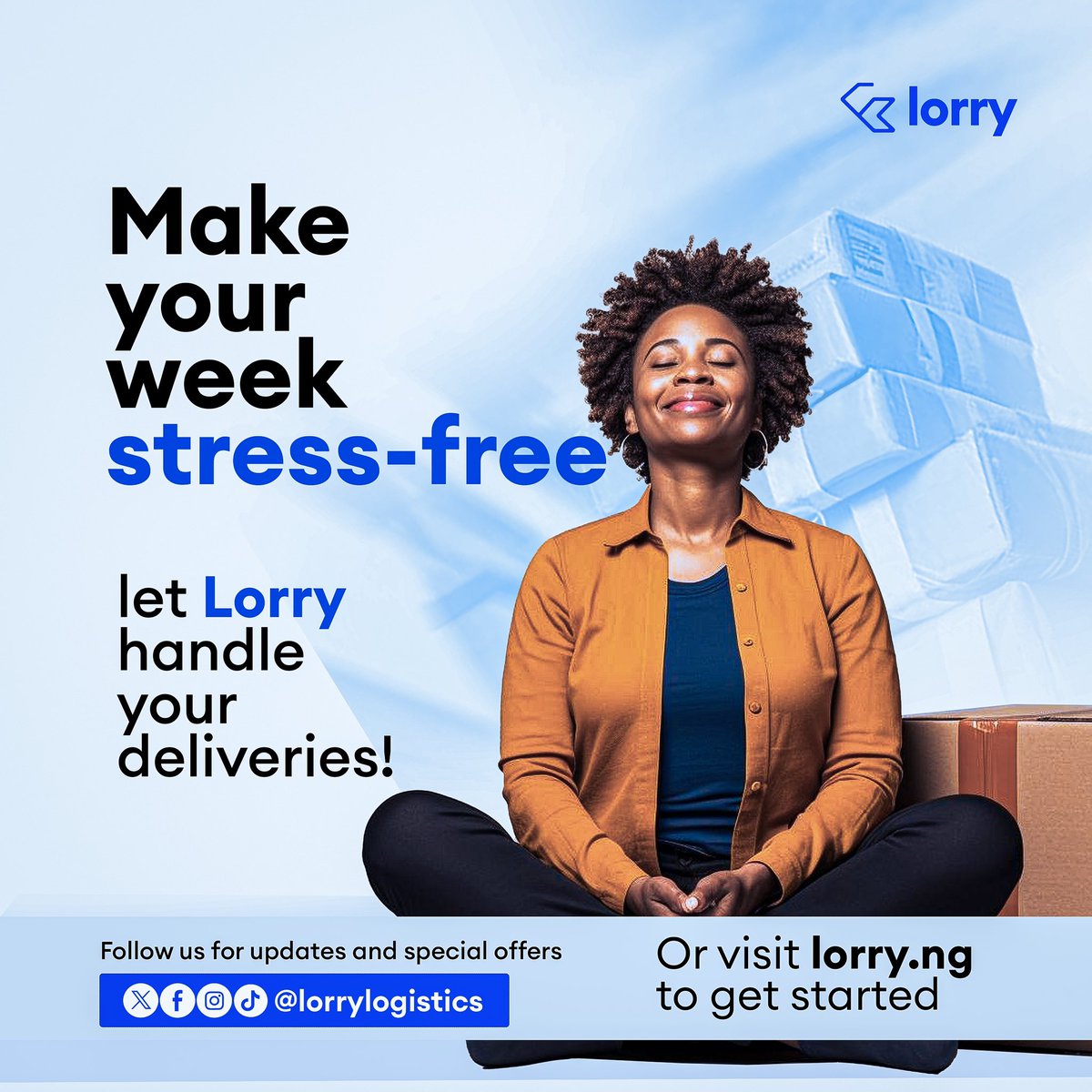 LorryLogistics's tweet photo. Why stress when Lorry’s got your back? Let us handle your deliveries and make your week smooth!

#stressfreeweek #lorrydeliveries #reliableservice #swiftlogistics #deliverymadeeasy #lorrylogistics https://t.co/bFqkklWAja