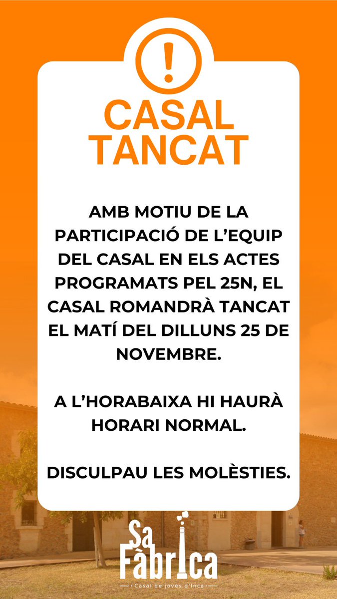 CASAL TANCAT ⚠️