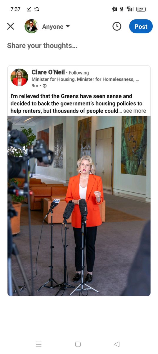 TravGee1980's tweet image. Clare O&apos;Neill trying not to overdose on schadenfreude as Greens back #BuildtoRent and #HelptoBuy bills. Merry #Christmas #Auspol
