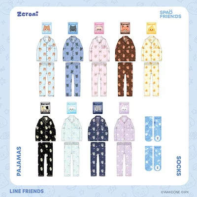 zeroni SPAO ビニニ パジャマ binini ZEROBASEONE ZEROBASEONE - [SPAO with zeroni] (PAJAMA NAVY) – kpopalbums.com