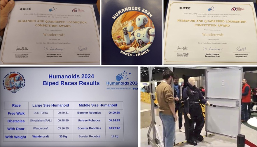 jlconstanza's tweet image. Great moment for @ExoWandercraft and #humanoidrobotics at #humanoids2024
Wandercraft's exo, without tuning, winning 2 races: Door, and Heavy Weights. Like a Tesla Model X winning in Formula 1.
Hello, lab-grown cute posh humanoids 😊 !