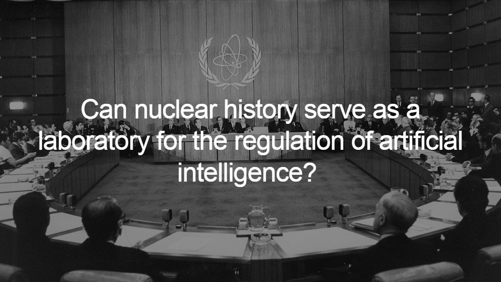 CoRe_RWTH's tweet image. Can the lessons from nuclear history guide us in regulating AI?🧐
In our latest blog post, our fellow Elisabeth Röhrlich explores parallels between AI governance and the nuclear age, which she is investigating as part of her project at our center.
➡️khk.rwth-aachen.de/2024/11/15/118…