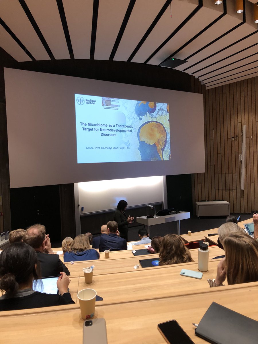 CphGutHub's tweet image. Copenhagen Gut Microbiome Symposium has started 🚀 #cphgut
First keynote by @HeijtzRochellys 🌟showing very interesting results on the potential role of the gut #microbiome in early life affecting brain development 🧠