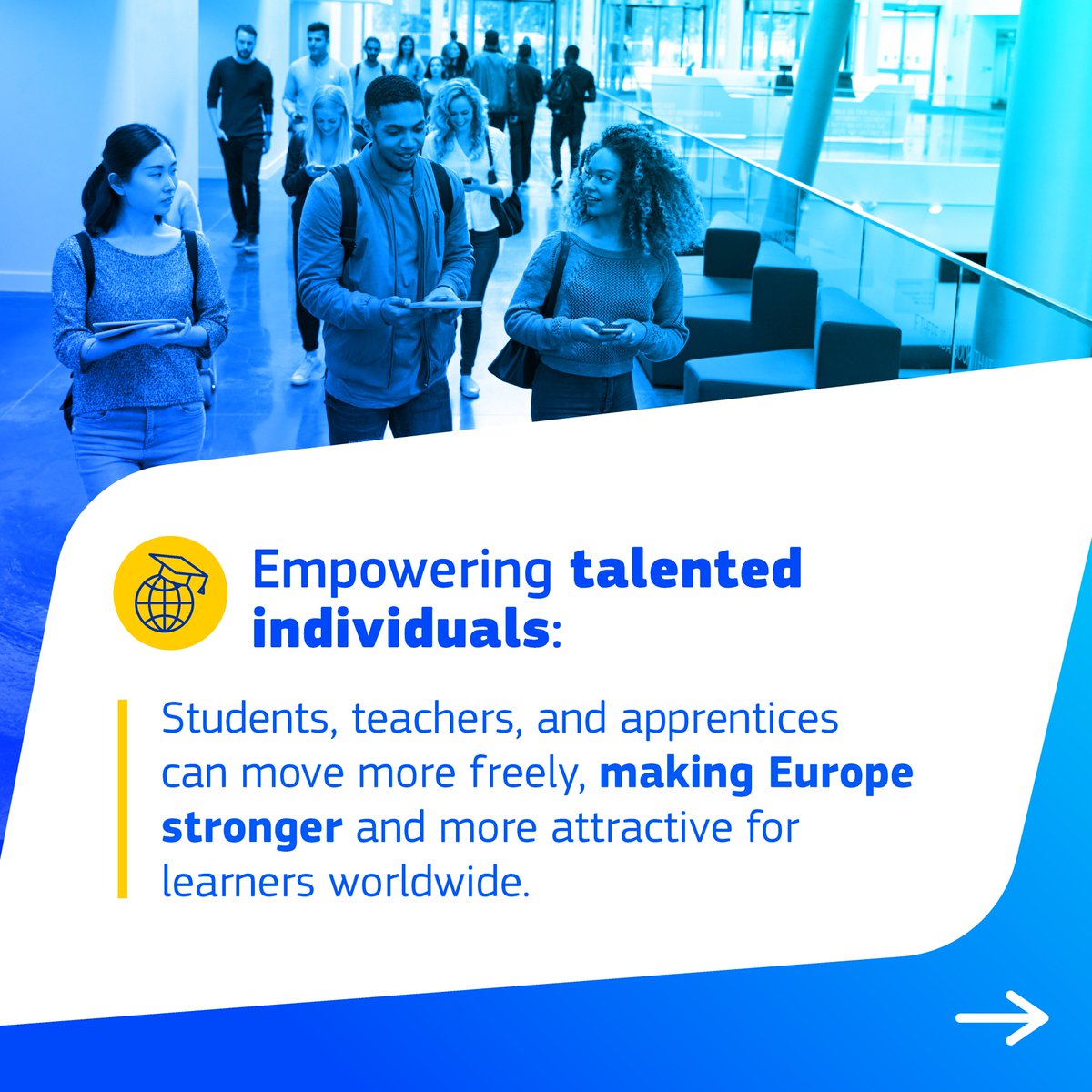 Ili_Ivanova's tweet photo. ✨ As my term in office draws to a close, it’s time to reflect on what we have achieved.

📚 Let’s start with how we have expanded opportunities for learning mobility and strengthened skills across Europe! 🌍👇 https://t.co/4MigkIOBju