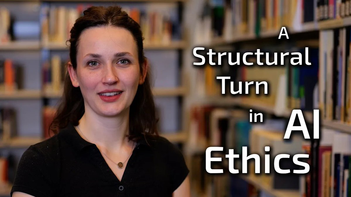 Larissa Bolte presents her publication with Prof. Dr. Aimee van Wynsberghe entitled "Sustainable AI and the third wave of AI ethics: a structural turn” in the latest "IWE in 2 min". 

youtu.be/ATu2fXyWHdM

#SustainableAI #AI #Academia #AIEthics
@BolteLarissa <a href="/aimeevanrobot/">Aimee van Wynsberghe</a>