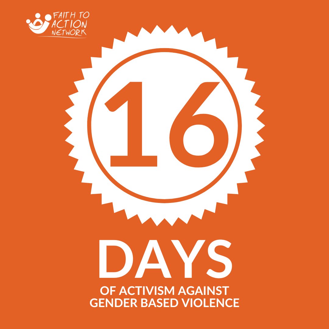FaithtoActionet's tweet photo. Today marks the start of the #16DaysOfActivism against Gender-Based Violence.This is our call to action. An opportunity to stand together and renew our commitment to ending violence in all its forms.With faith in action,we work toward a world free from violence.#EndGBV #NoExcuse https://t.co/78N9TXqzRi