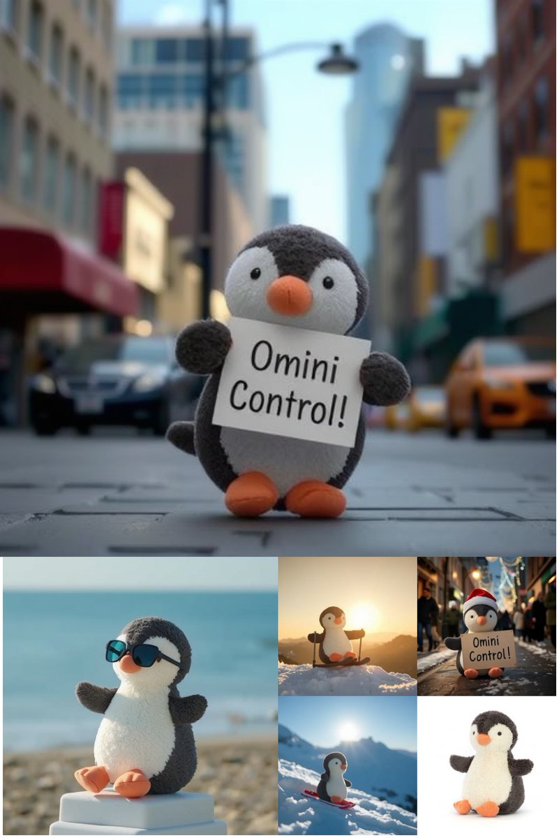 ZhenxiongTan's tweet image. ✨Introducing OmniControl! ✨

🎯 A unified framework for various image-guided generation tasks!

🔥 Now with FLUX.1 support!

Demo: huggingface.co/spaces/Yuanshi…
Code: github.com/Yuanshi9815/Om…
Paper: arxiv.org/abs/2411.15098

#AI #AIGC #ImageGeneration #FLUX