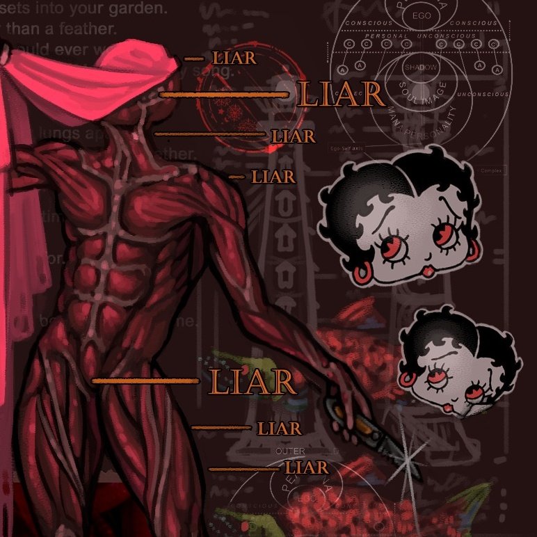 B0nner_B0y's tweet photo. You're nothing more than a liar #trans #transart #illustration #oc 

I got high and did this.
There's so much personal symbolism I thought about while smoking that I don't think I can remember what the original idea was

I'm very proud of this shit, don't mind the anatomy tho https://t.co/79CPohLZ9R