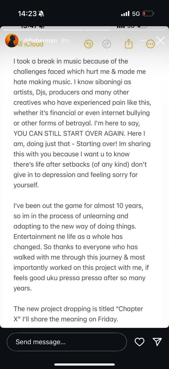 An open letter from DJ Fisherman …. The Goat has DJ Fisherman 

The brother need our support.. we can’t let a legend retire like this 😭😭