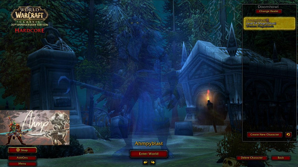 As the race to level 60 on Hardcore Classic Fresh continues, the leader of the pack, ahmpy, has faced an untimely demise at the hands of a disconnection.

#WoWClassic #Warcraft

wowhead.com/classic/news/a…