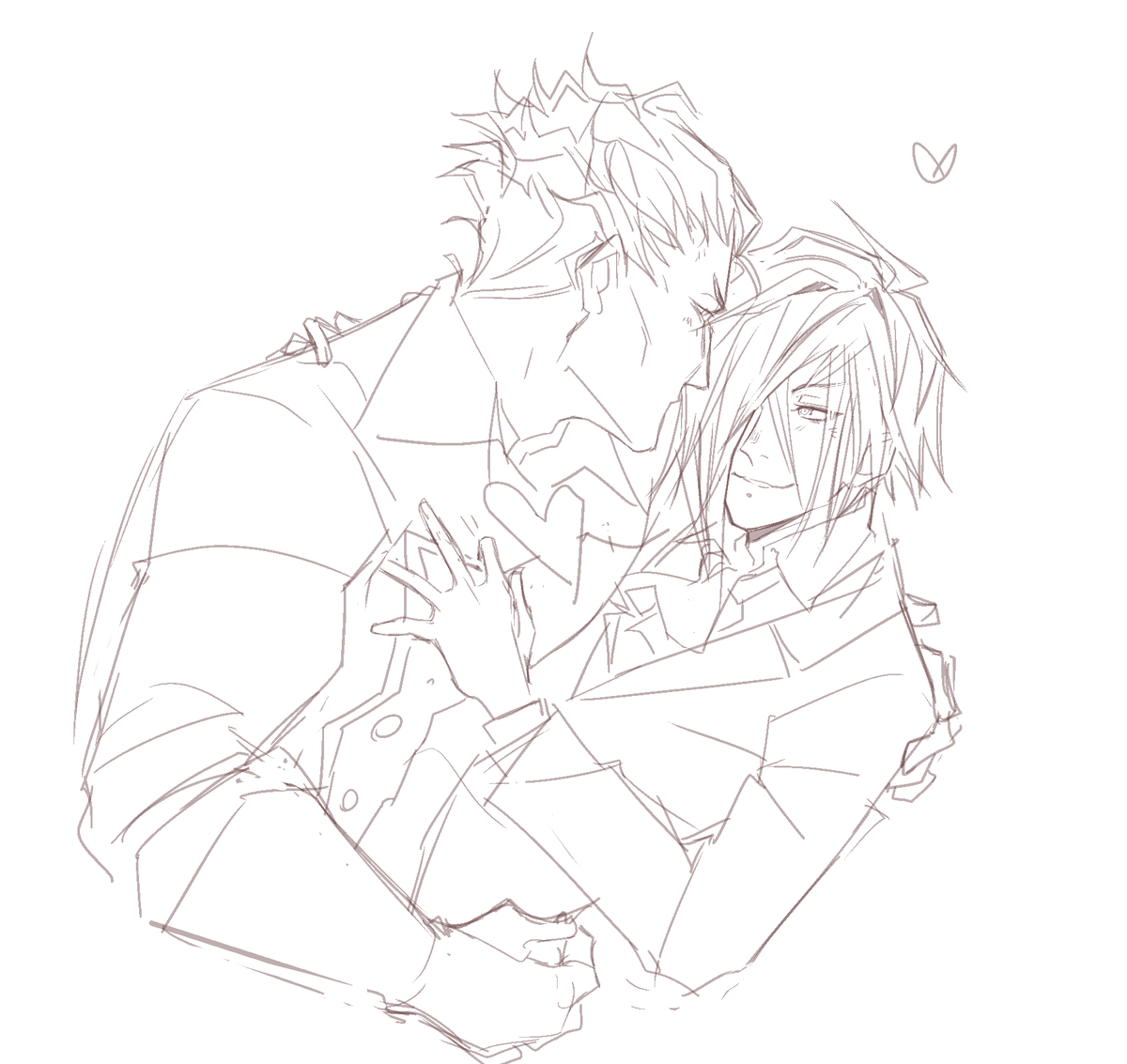 RottenDeadpan's tweet photo. I hear I have fans :) so I'm dusting off my tablet for aeleus x ienzo for you all 🫶 https://t.co/ZUenaESQHa