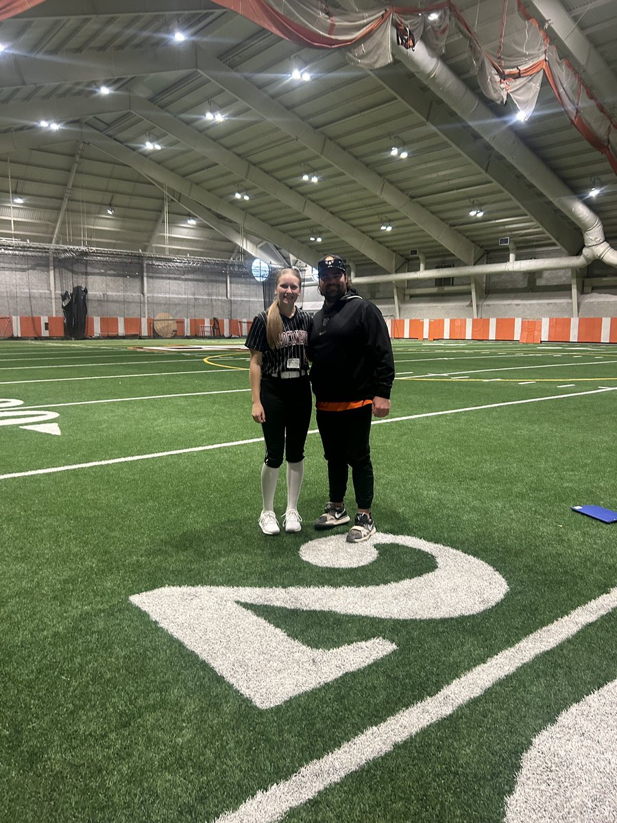 Yesterday I had such a fun time at <a href="/BGSUSoftball/">BGSU Softball</a> It was such a great camp and I loved working with the coaching staff and players on the team! Thank you <a href="/Coach_MGardner/">Michelle Gardner</a> and <a href="/greg_mcquillin/">Greg</a>