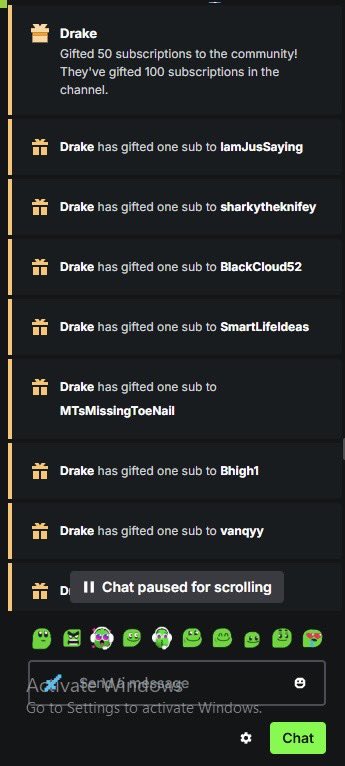 NovaNeonLive's tweet photo. Not Drake dropping subs as my PC crashes 😭😭😭

THANK YOU @Drake 🙏🙏🙏🙏 WTF https://t.co/8lrkH8NJVx