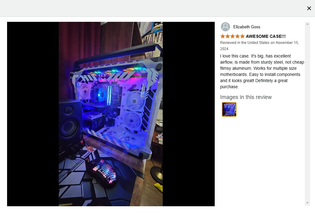 MLoong_Global's tweet image. Another satisfied customer😆
Check the unique pc cases with us on amazon!
amazon.com/stores/page/1F…
🦖mltzao.sg
#MLOONG #PC #PCCASES #AIPC #GAMINGPC