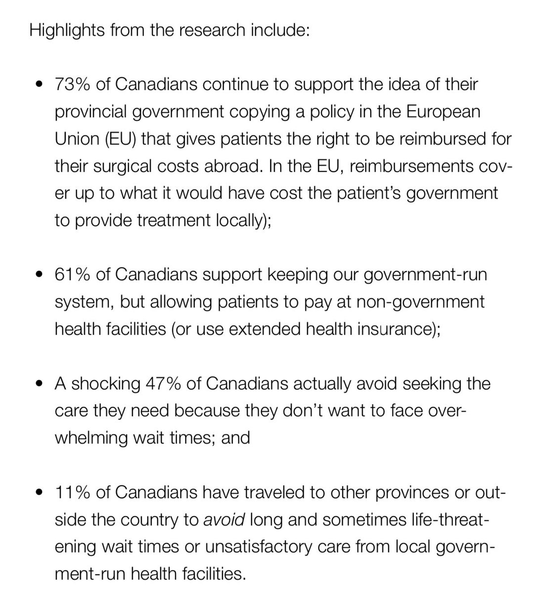 DrBrianDay's tweet photo. A recent poll shows that the status quo in government controlled Canadian health care is not acceptable- https://t.co/ptfwgAnV1H https://t.co/eIQ8P2mvvv