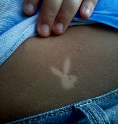 Just add a spray tan and a bunny sticker for a hop to the sunny side! 🐰✨ #TanArt #SunnyVibes
