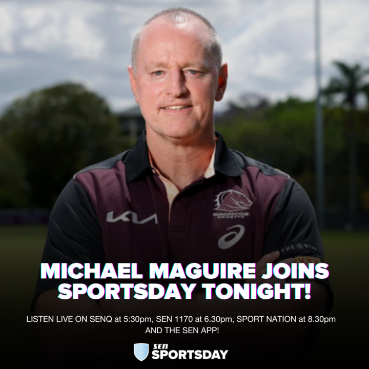 🚨🚨 HUGE SHOW 🚨🚨

- <a href="/brisbanebroncos/">Brisbane Broncos</a> Coach Michael Maguire 
- All the wash up from Optus Stadium 🏏
- 👍 Like It OR Lump It 👎
- Monday Murmurs 

🔊 LIVE FROM 6PM AEDT | Download the SEN APP and search for SPORTSDAY: sen.com.au/app