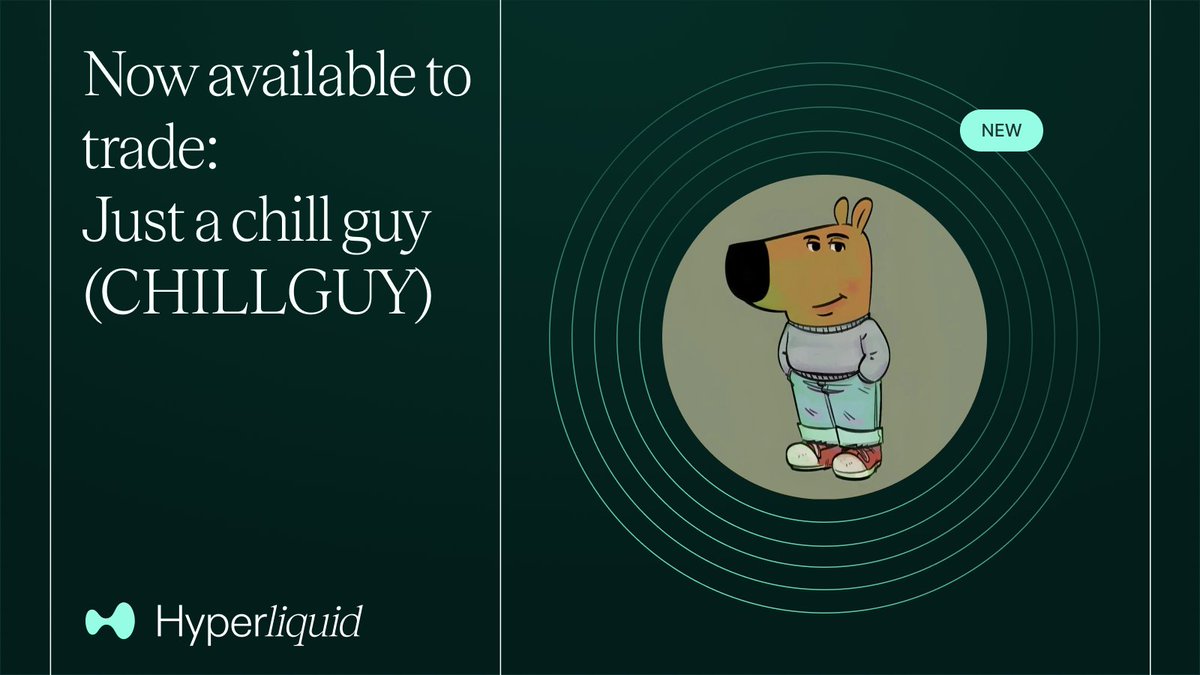 By community request, you can now long or short $CHILLGUY with up to 3x leverage.