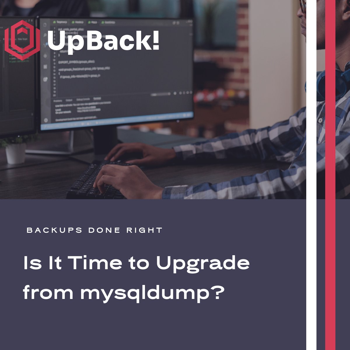 UpBackDB's tweet image. Tired of #mysqldump’s limitations? 🛑
Upgrade to #UpBack! 🚀 – the ultimate #MySQL , #MariaDB , and #PostgreSQL #backup solution. Faster, more secure, and built for modern needs.
🔗 Read why: upback.cloud/blog/mysqldump…
💡 Start a free trial: upback.cloud/free-trial
