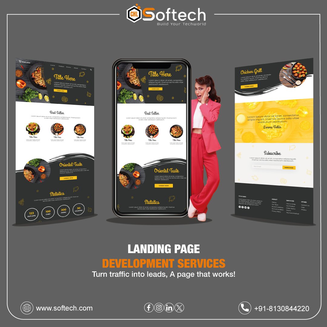 chl_softech's tweet photo. Transform your #Website traffic into actionable leads with our expert landing page #development services. A page that not only works but also delivers results. Let’s build #success together!
#WebsiteDesign #itagency #IPLAuction2025 #IPLretention International Day #BusinessGrowth https://t.co/qEjCDSB9t7