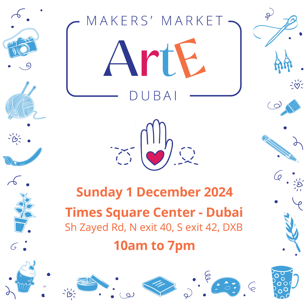 Join us for a two-day market extravaganza at @TimesSquareCenterdxb on Saturday and Sunday, 30 Nov &amp; 1 Dec.
From 10am - 7pm! 
🎁 From stunning crafts to personalized art pieces, there’s something special for everyone.
🛍️ Shop Local. Celebrate Creativity. See You There!