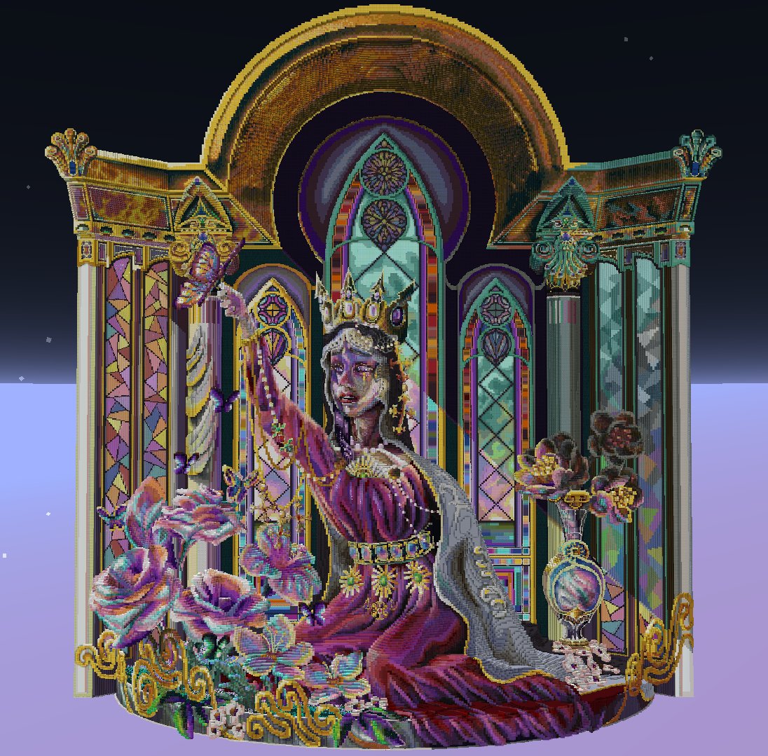 zekiez_'s tweet image. A Crown for the Dreamer
Built on @BuildersRefuge @AxiomTool Contest 2024
#minecraft #minecraft建築コミュ #Minecraftbuilds @minecraftart